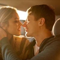Shot of an affectionate young couple about to kiss in a car