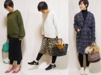 この冬のオシャレ防寒に！　「ユニクロのニットレギンス」が大活躍!!