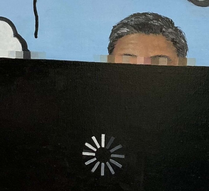 境目の部分がぼやけているのも芸が細かい（編集部でトリミング）