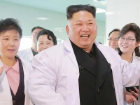 北朝鮮の金正恩朝鮮労働党委員長（写真：KCNA/新華社/アフロ）