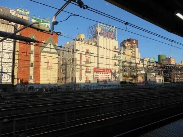 ホームからの景色