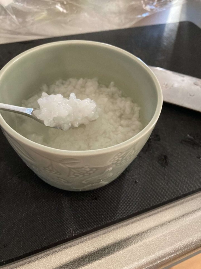 いつでも炊き立てのお粥が食べられる