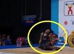 【衝撃動画】女子選手が１０６ｋｇのバーベル上げで気を失う
