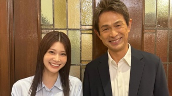 イメージキャラクターの生見愛瑠と江口洋介（生見愛瑠の公式インスタグラムより）