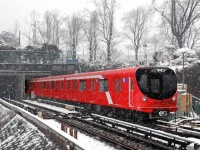 赤いボディが美しい新型車両のイメージ画像（以下、東京メトロのプレスリリースから）