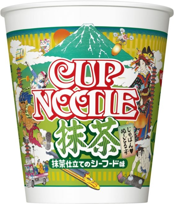 カップヌードル 抹茶 抹茶仕立てのシーフード味