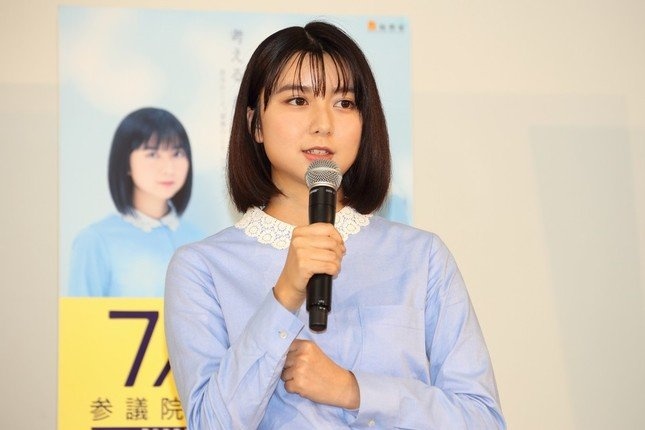 上白石萌歌さん（19年7月撮影）