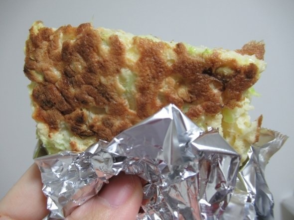 アルミホイルで包むお好み焼き、とは？