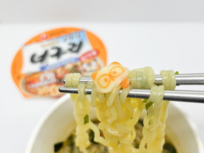 日本のコンビニでしか買えない！？韓国の国民的ラーメン「ノグリ」から「もっちりノグリ 韓国風海鮮味 カップ（ピリ辛）」が登場