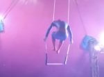 こんな姿見たくなかった…　空中ブランコに乗ったスパイダーマンが…？