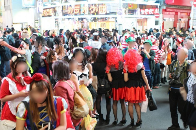 渋谷のハロウィン　2015年撮影