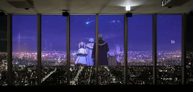 夜間映像投影イメージ