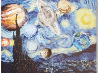 これは部屋に飾りたい！ゴッホの「星月夜」に太陽系惑星が入り込んだリミックスアート