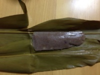 ムギムーチー（筆者撮影）