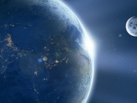 地球の大気は月に届いていた。月を通り越して63万キロの彼方まで（SOHO