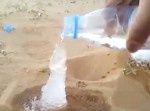 【衝撃映像】砂漠なのに水が急に凍ってしまう！？