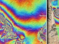 JAXAの観測衛星がカリフォルニア・リッジクレスト地震後の地表の変化を可視化（アメリカ）