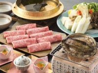大阪新阪急ホテル「鮑の炭火焼き」「黒毛和牛のしゃぶしゃぶ」など（PRTIMESプレスリリースより）