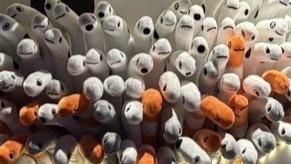 「夢にでてきそう」「発案した人天才」　木の代わりに〝アイツ〟を1111本...すみだ水族館のクリスマスツリーに2.7万人驚がく