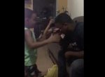 息子はビビって号泣！笑　お父さんの目玉が取れちゃうドッキリ。