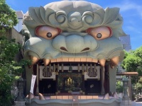 難波八阪神社獅子殿（Thomas Housieauxさん撮影、Wikimedia Commons