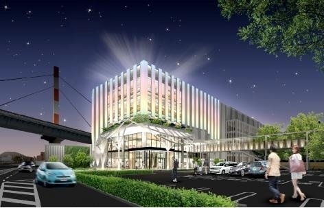 LEDの街・徳島の新たなシンボル「イオンモール徳島」（イオンモール報道資料より）