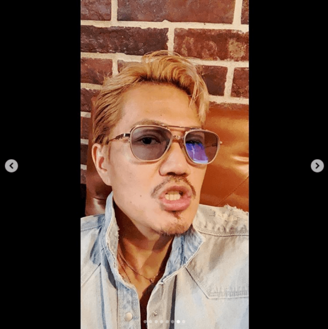 ※画像はＡＴＳＵＳＨＩのインスタグラムアカウント『＠exile_atsushi_officia』より