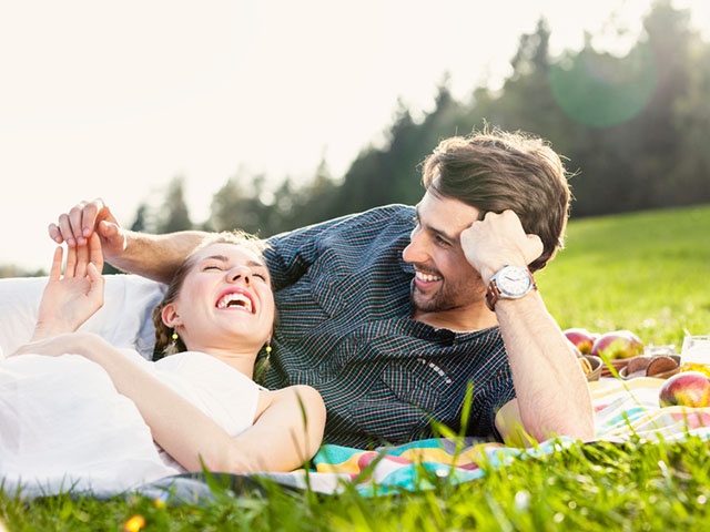 Happy Romantic Couple