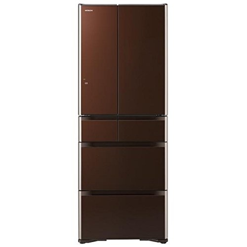 日立 505L 6ドア冷蔵庫（クリスタルブラウン）HITACHI 真空チルド R-XG5100G-XT