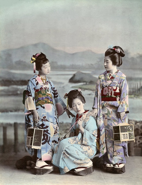 Hunting Fireflies by Kajima Seibei 1897