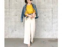 今すぐ旬顔に。マスタードイエローで、こなれ感をUPさせる　＃東京365日コーデ