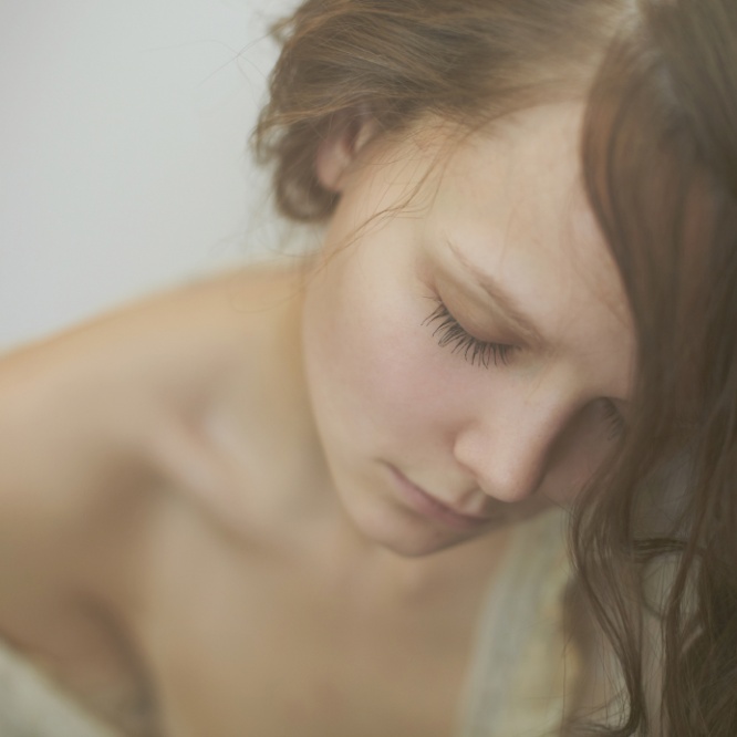 beautiful closed eyes