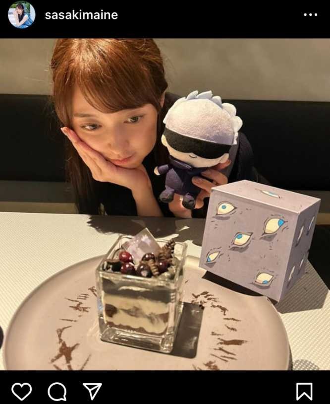 インスタグラム：佐々木舞音(@sasakimaine)