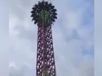 【恐怖映像】遊園地のフリーフォールが故障し、まさかの地面に落下！