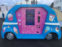 日本にもはよ！サーティワンアイスクリームの自動運転車がお披露目。アイスの自販機を積んで走行するよ（ロシア）