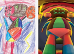 子どもたちが描いた絵。カッコいいモンスターになった！【全１５体】