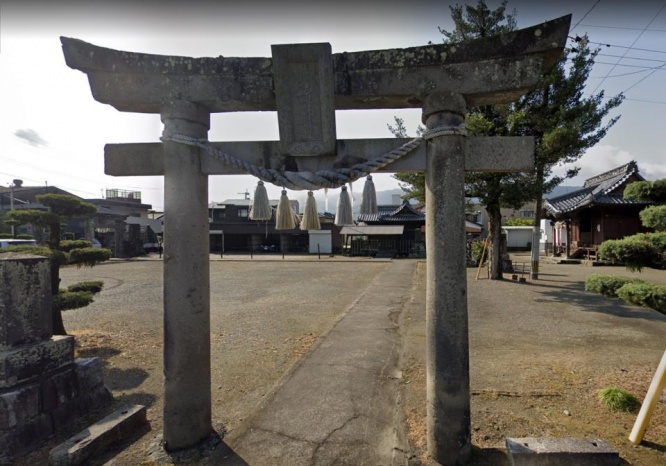 月読神社（画像はGoogleストリートビューのスクリーンショット）