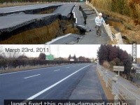 たった6日で道路を完全修復した日本の復興画像をネタに、各国の人々が自分の国ならどれだけかかるかの議論が勃発