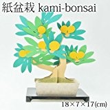 紙盆栽 kami-bonsai金豆 -kinzu-道具要らず、紙を組み立てて作る自分だけの盆栽