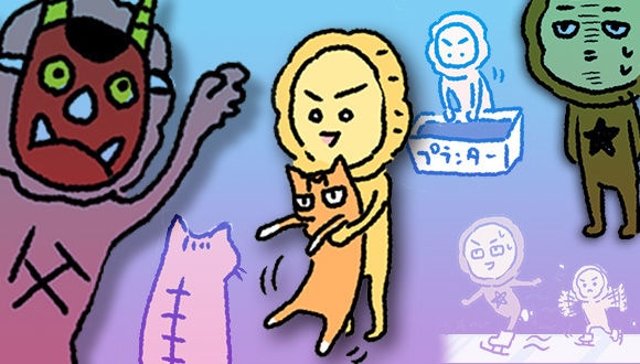 アレな生態系日常漫画「いぶかればいぶかろう」第14回：子がっこと猫と。いぶり家の日常