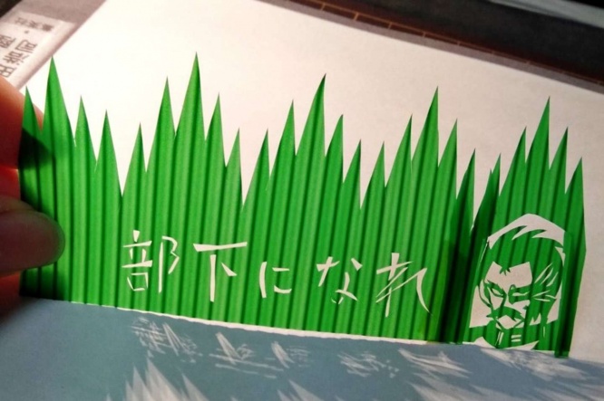 よく見るアレが芸術作品に...(画像は投稿者提供)