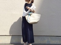 忙しい朝は、文句なくオシャレに仕上がるセットアップでキマり　＃東京365日コーデ