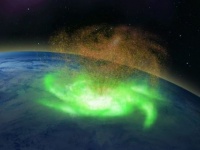 史上初、宇宙台風が北極上空で観測される。直径1000キロもの巨大なプラズマが吹き荒れていた