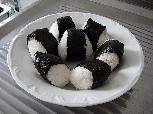 Smoked Salmon Onigiri