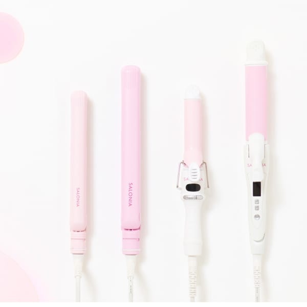 プロ仕様の高温スタイリングでかわいく！　「SALONIA」ヘアアイロンに春限定カラーが登場