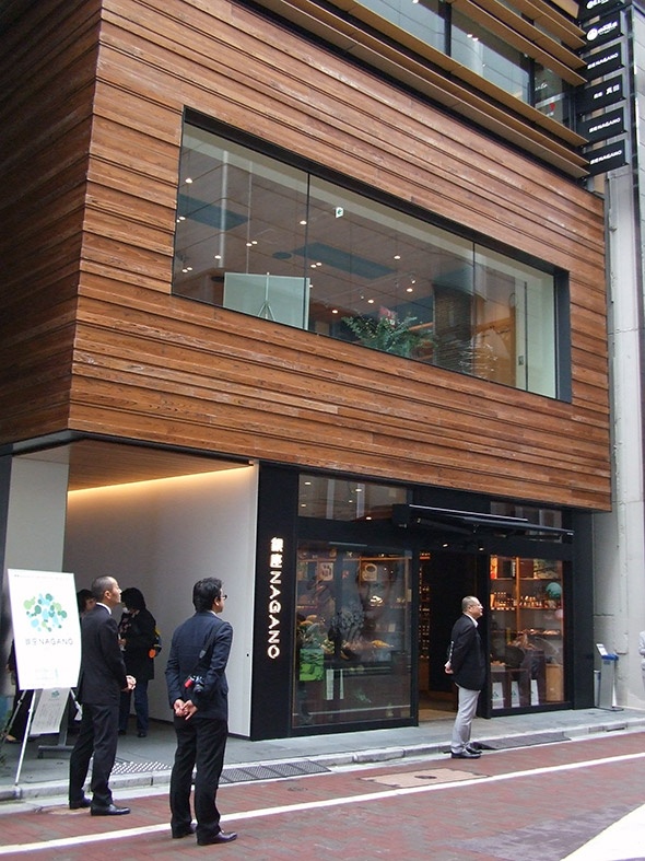 銀座ＮＡＧＡＮＯの外観（写真は全て編集部撮影）