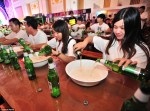 【それ使うの？】中国のビール一気飲み大会がなんか不味そう…
