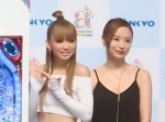 どのパンツがステキ？　倖田來未と鈴木亜美、白・黒パンツで登場！