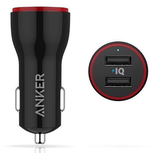 Anker® PowerDrive 2 (24W / 4.8A 2ポートUSBカーチャージャー)