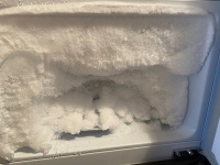 「そうはならんやろ」「遭難してない？」　数か月使ってない冷凍庫を開けたら→まるで「雪国」